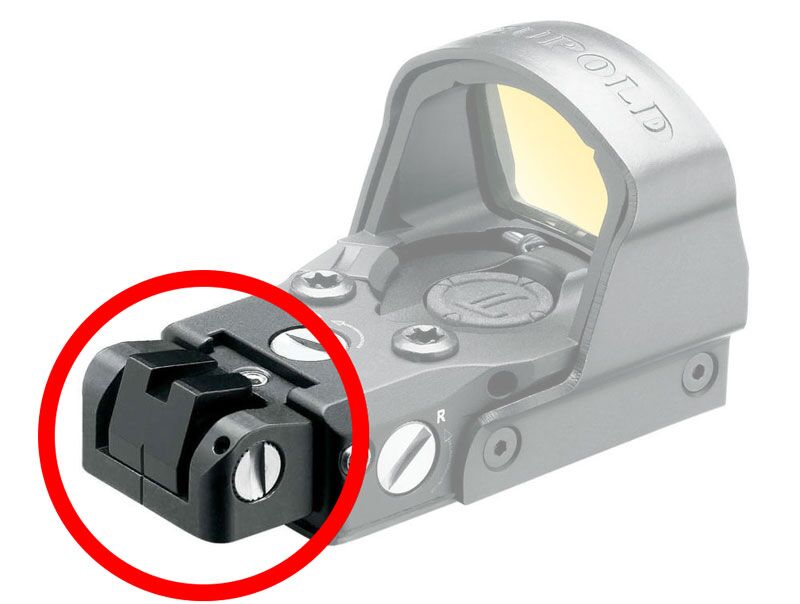 Leupold DeltaPoint Pro Rear Iron Sight Matte