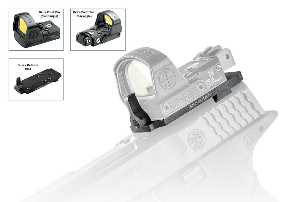 Leupold DeltaPoint Pro Sight Package with RBU Base and Iron Sights - Image 6