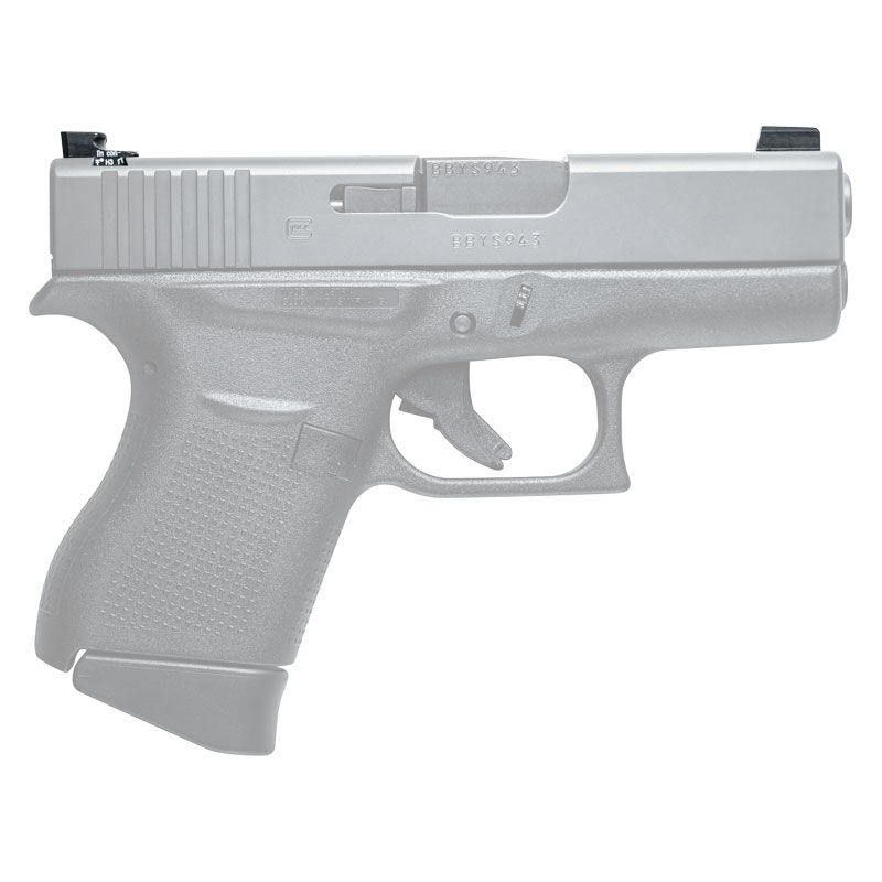 Dueck Fixed Rear Mini (DFRM) - Tritium Night Sight - Image 2